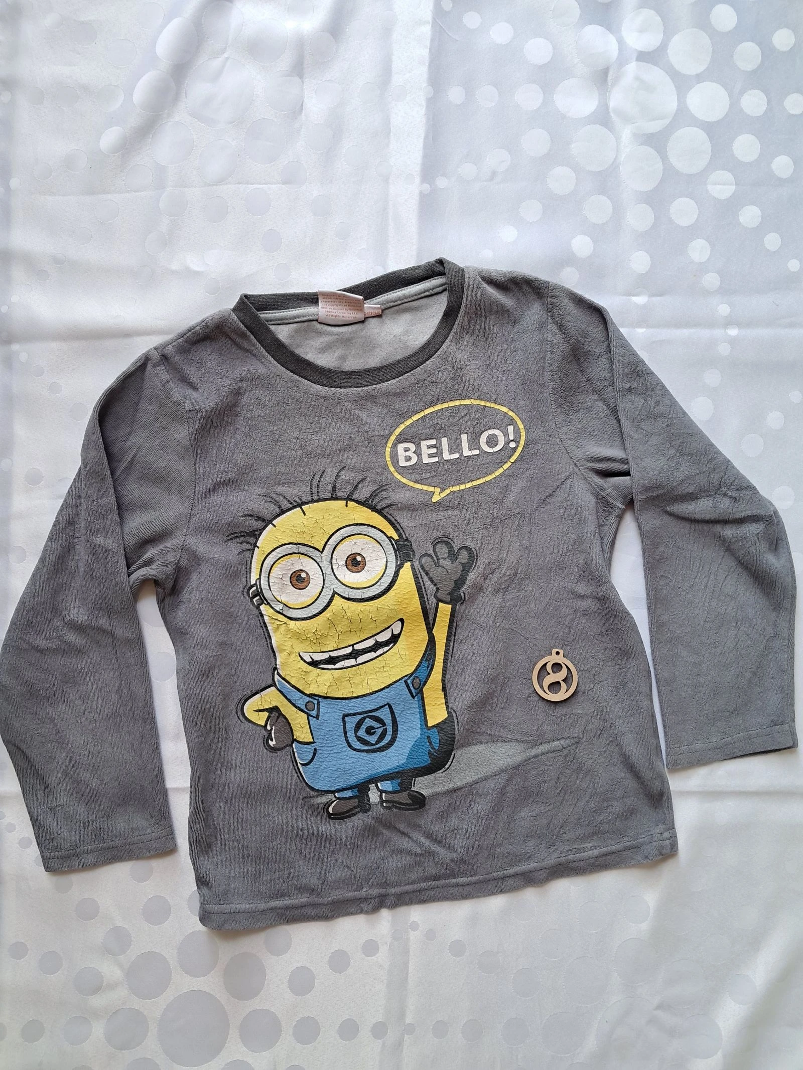 Pijama de terciopelo Minions talla 8 años – photo 2